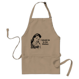 Delantal Debo estar en la cocina