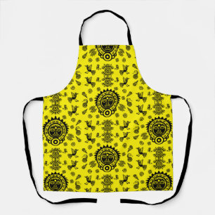 Delantal Decoración artística azteca mexicana en casa