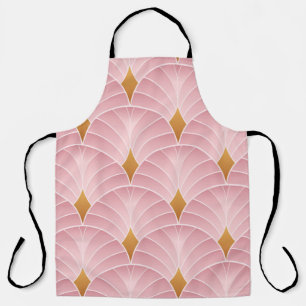 Delantal Decoración de arte. Papel pintado de época. japo