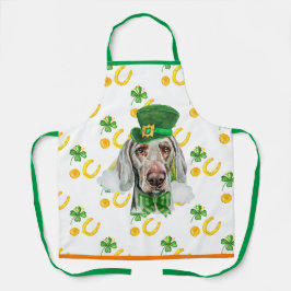 Delantal Decoración de Hogar de Vacaciones Weimaraner Día d