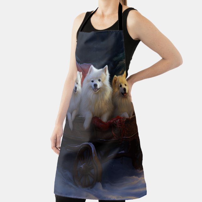 Delantal Decoración de Navidades esquimales americanos Snow (in situ)