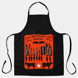 Delantal Decoración del hogar de corte de carne de cocina d