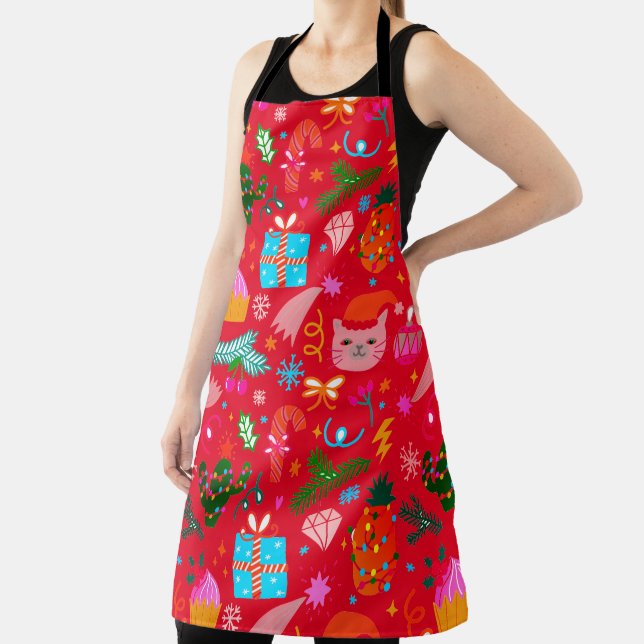 Delantal Decoración Navidad (in situ)