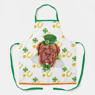 Delantal Decoración navideña francesa en San Patricio