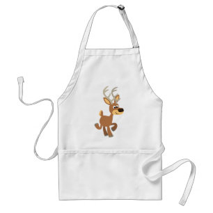 Delantal Deer Apron, Personalizado de troping de Cute