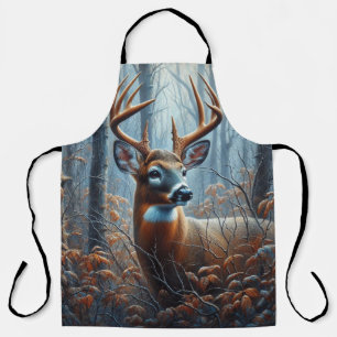 Delantal Deer de cola blanca en bosque
