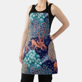 Delantal Deers in the Forest, William Morris