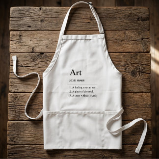 Delantal Definición del Diccionario de Arte Person