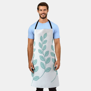 Delantal Deja a la naturaleza en todo el Apron de impresión