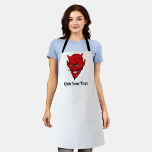 Delantal Deja tu Dieta Diablo Satan