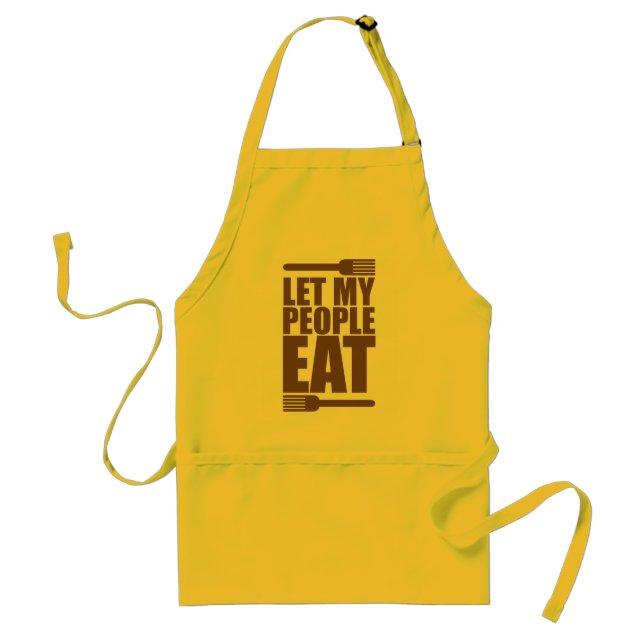 Delantal Deje a mi gente comer (Frente)