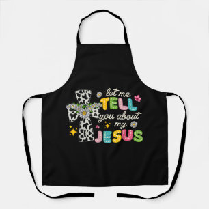 Delantal Déjenme Decirles Acerca De Mi Jesús Groovy Christi