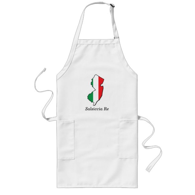 Delantal del Bbq de pocos hombres de Italia (Frente)
