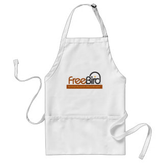 Delantal del blanco de FreeBird