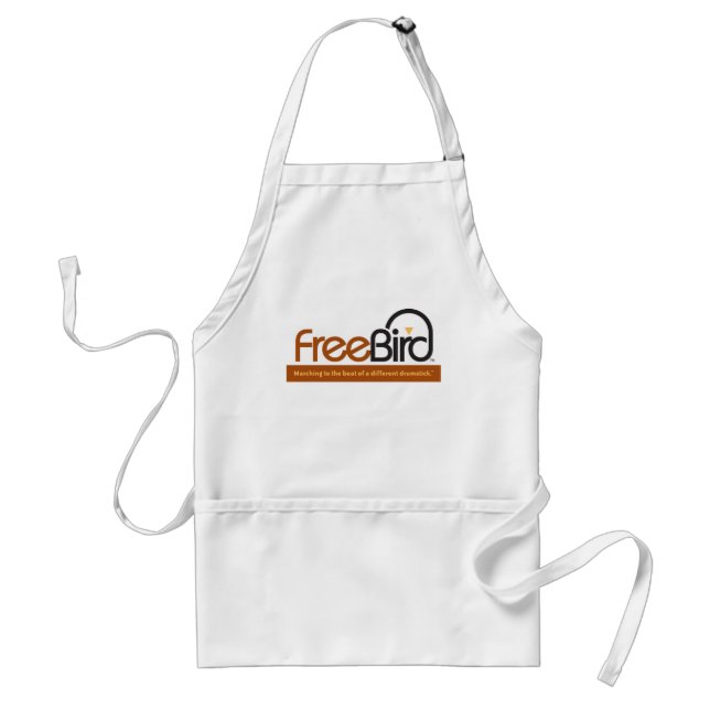 Delantal del blanco de FreeBird (Frente)