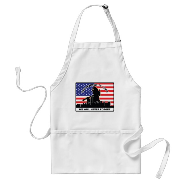 Delantal del bombero de la original 9/11 (Frente)