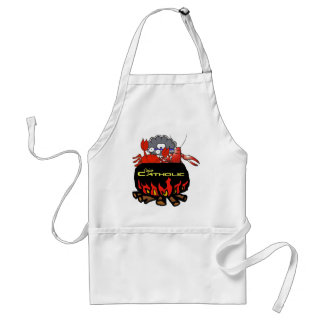 Delantal del católico de Cajun