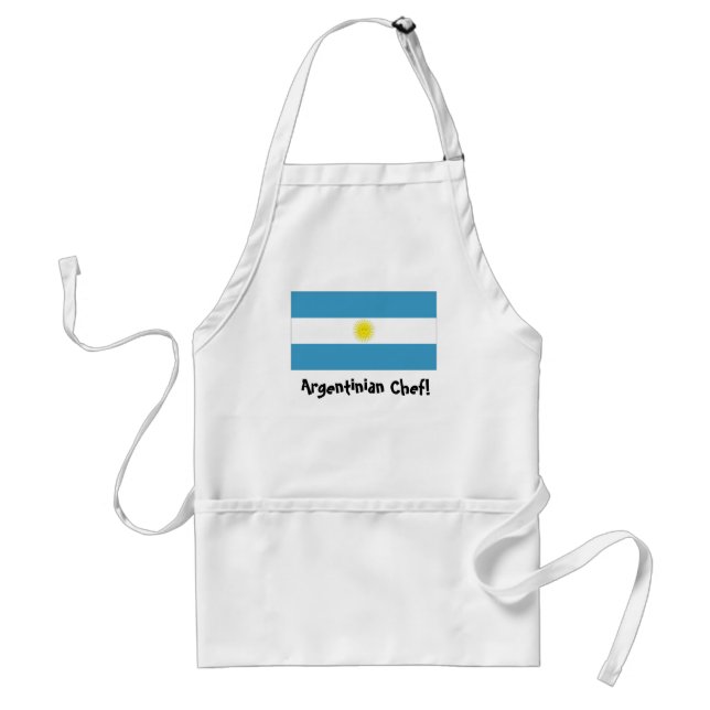 Delantal del cocinero de la bandera de la (Frente)