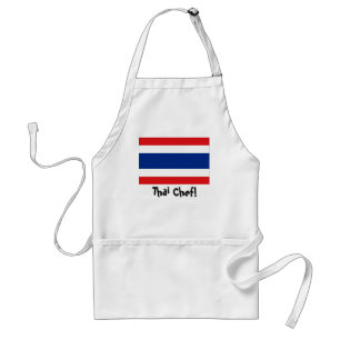 Delantal del cocinero de la bandera de Tailandia