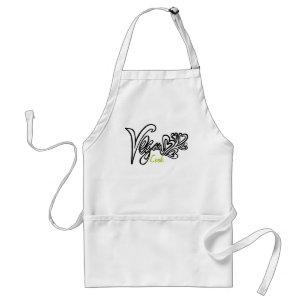 Delantal del cocinero del vegano