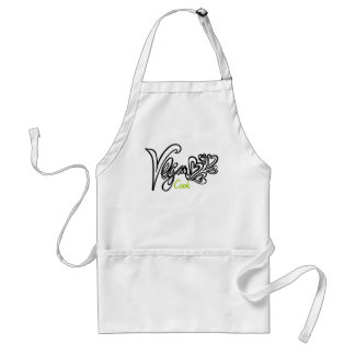 Delantal del cocinero del vegano