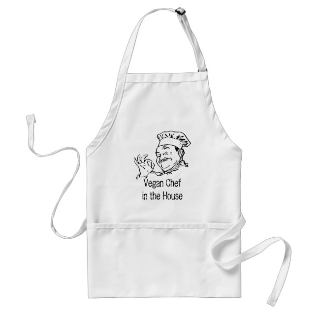 DELANTAL DEL COCINERO DEL VEGANO (Frente)