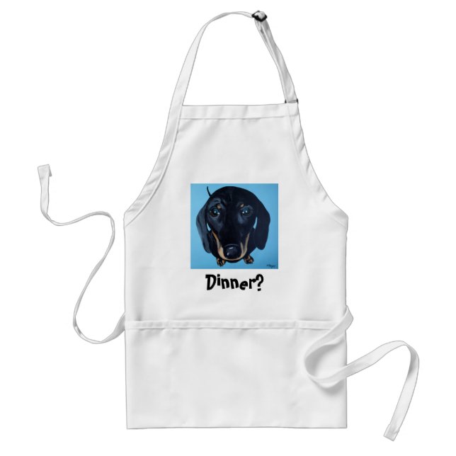 Delantal del Dachshund (Frente)