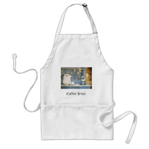 Delantal del descanso para tomar café