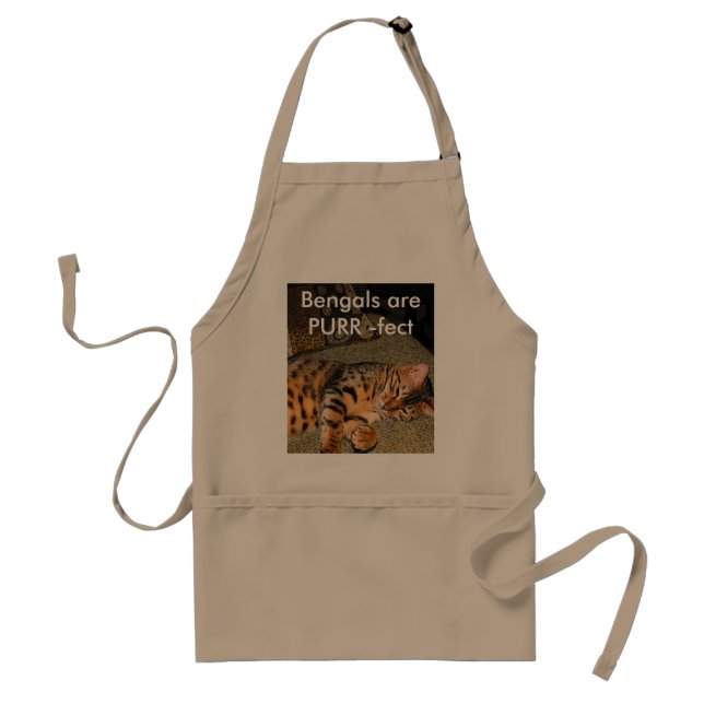 Delantal del gato de Bengall (Frente)