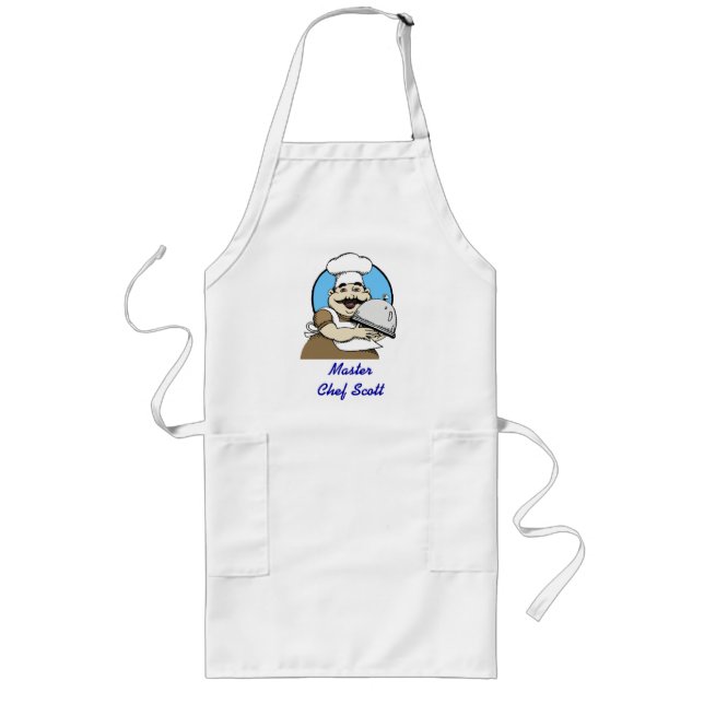 Delantal del maestro cocinero del personalizar - (Frente)
