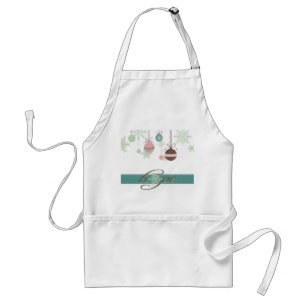Delantal del navidad del vintage
