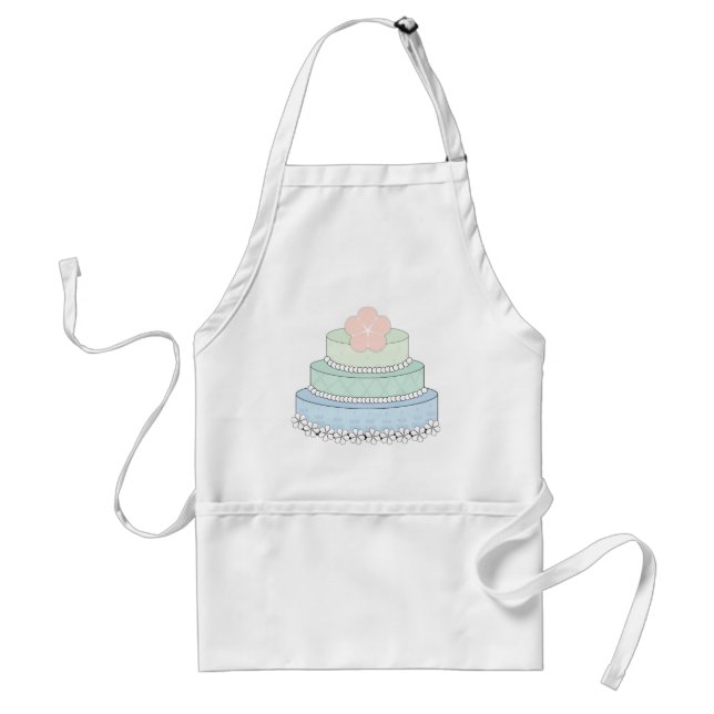 Delantal del pastel de bodas (Frente)