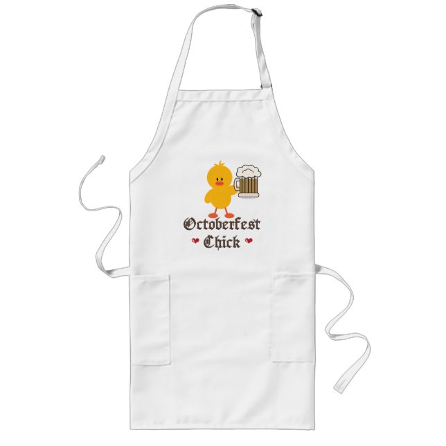 Delantal del polluelo de Oktoberfest (Frente)