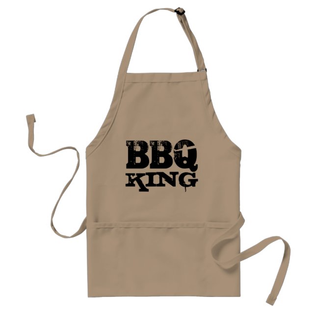 Delantal del rey del Bbq (Frente)
