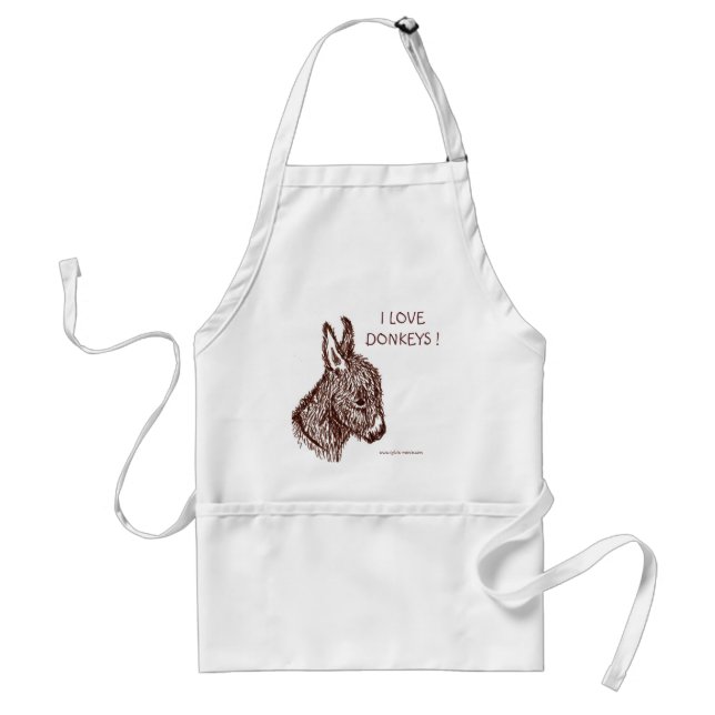 Delantal ¡Delantal de Cocina I ARROLLÓ DONKEYS! (Frente)