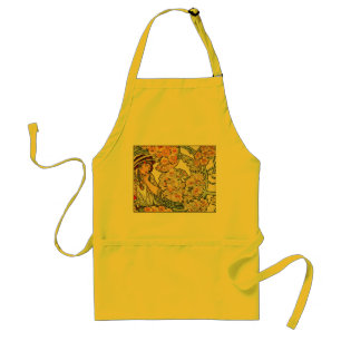 Delantal Delantal:  Mucha - lengua de flores