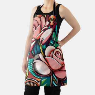 Delantal delantal: rosas