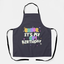 DELANTAL DELANTERO DE CUMPLEAÑOS PARA ANIMAR LA COCINA 