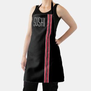 Delantal DELANTERO DE SUSHi NEGRO