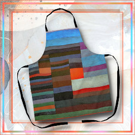 Delantal DELANTERO - "Fuego en la Tarde" - Paul Klee