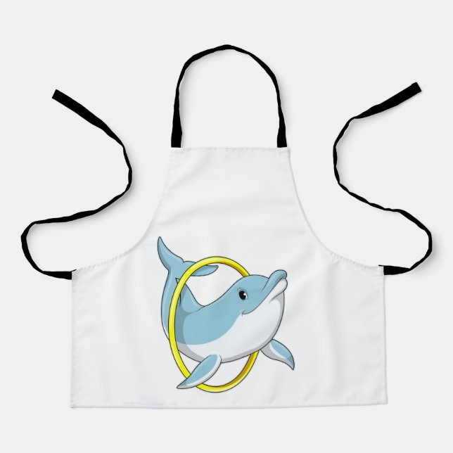 Delantal Delfín con anillo (Anverso)