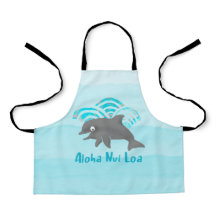 Delfín de acuarela Keiki Ola