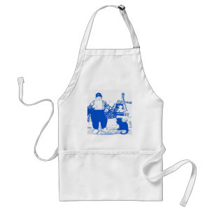 Delantal Delft Blue, Dutch Boy y Cat
