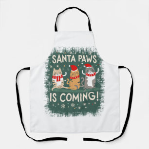 Delantal Delicia de los Navidades Meow-y: Colección de gato