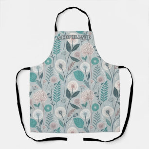 Delantal Delicioso Dandelion & Floral Folk Art Seamless (2)