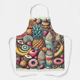 Delantal Delicioso diseño de comida Aprons