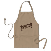 Delicioso diseño de texto "Yummy" de goteo de choc