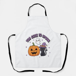Delantal Demasiado Lindo para Asustar Halloween