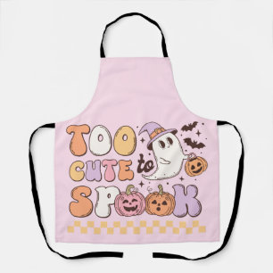 Delantal Demasiado lindo para hablar Halloween
