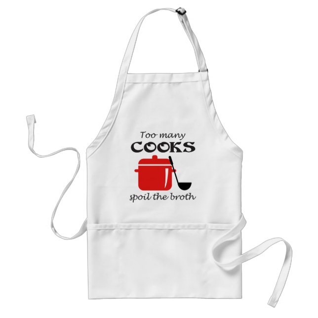 Delantal Demasiados cocineros (Frente)